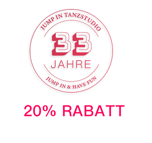 20% Rabatt & April for free! / Jump in Tanzstudio München, Tanzschule München